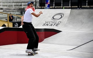 Andrea Benítez se convertirá en la primera skater española que participa en unos Juegos Olímpicos, al recibir la plaza olímpica que deja vacante la holandesa Candy Jacobs tras dar positivo por COVID-19. (ARCHIVO) 
