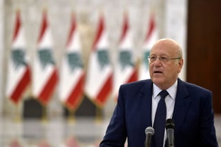 El político y magnate libanés Najib Mikati ha sido designado para formar el próximo Gobierno del Líbano, la tercera persona a la que se le encarga esta tarea en cerca de un año y después de la reciente dimisión de su predecesor, el histórico Saad Hariri. (EFE) 