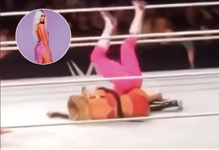La estrella de la WWE, Carmella, vivió un vergonzoso accidente de vestuario durante la presentación del pasado viernes 23 de julio contra Belair.