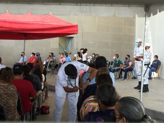 Hoy concluirá la vacunación anti-COVID-19 en Gómez Palacio. (GUADALUPE MIRANDA)