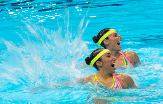 El dúo mexicano formado por Nuria Diosdado y Joana Jiménez lograron el último billete en juego para la final de los Juegos Olímpicos de Tokio, tras concluir las preliminares en duodécima posición con una puntuación total de 173.1523. (AP)
