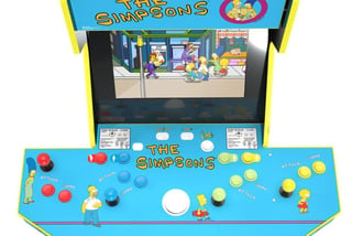 El gabinete de Arcade1Up estará decorada totalmente con la temática de Los Simpson, recordando el juego que protagonizaron hace 30 años para la consola arcade (ESPECIAL) 