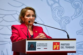 La Diputada del Partido del Trabajo (PT), Teresa Marú Mejía, falleció la tarde de este martes víctima del virus COVID-19. (ESPECIAL)