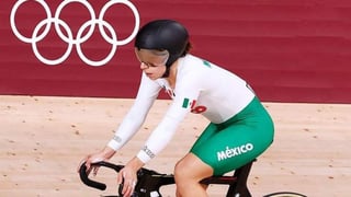 La ciclista mexicana Daniela Gaxiola, avanzó a los cuartos de final, tras situarse en el segundo peldaño de su heat en la prueba de keirin, en los Juegos Olímpicos de Tokio 2020 que se realiza en el velódromo de Izu. (ESPECIAL)