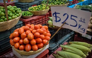 En junio pasado, México registró una tasa de inflación mexicana del 5.88 %, después de que los precios subieran en el sexto mes del año un 0.53 %.
(ARCHIVO)