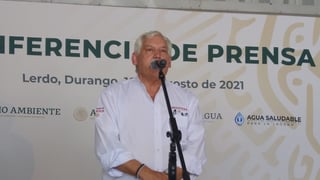 El titular de la Sader, Víctor Villalobos, aseguró que se suman a la iniciativa del Proyecto Agua Saludable para La Laguna.