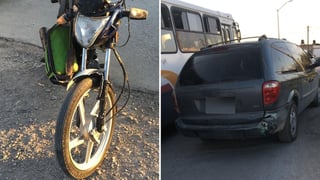 Un motociclista que se encontraba en estado de ebriedad resultó lesionado tras impactarse contra un vehículo particular en el fraccionamiento Latinoamericano de Torreón. (ARCHIVO )
