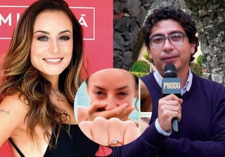 Luego de algunos meses de relación, la actriz Marimar Vega se comprometió con el productor Jarónimo Rodíguez.