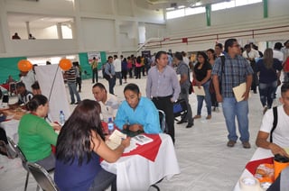 La Secretaría del Trabajo y Previsión Social en Durango anunció el desarrollo de la Feria Nacional del Empleo dirigida a jóvenes e inclusión laboral, la cual se llevará a cabo el próximo 26 de agosto en tres municipios, uno de ellos de la Comarca Lagunera. (ARCHIVO)