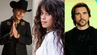 Camila Cabello, Christian Nodal, Juanes, Natti Natasha y Prince Royce están entre los primeros artistas confirmados para actuar en la ceremonia de los Premios Billboard de la Música Latina 2021. (ESPECIAL) 