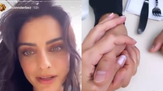 Aislinn Derbez causó revuelo el pasado fin de semana tras una publicación en Instagram donde se veía tomada de la mano de un misterioso hombre en un restaurante. (ESPECIAL) 