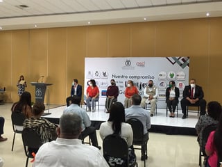 Instituciones, cámaras empresariales, clubes deportivos se unieron a la Red Mujeres en GP. (GUADALUPE MIRANDA)