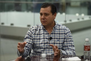 Luis Alberto Garnier Flores, presidente de la Unión de Empresarios de la Ciudad Industrial de Torreón. (ARCHIVO)