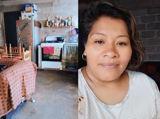 La mujer se volvió famosa en TikTok después de que mostrara orgullosa el trabajo que había hecho con su casa de techo de lamina  (CAPTURA) 