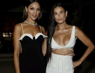 Acompañada de Demi Moore y Kate Hudson, la mexicana Eiza González llevó su belleza latina en un 'little black dress' al lujoso evento 'Celebration of Women in Cinema' en el Festival de Cine de Venecia. 