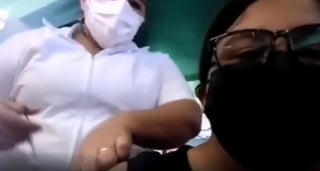 El delegado en Veracruz de la Secretaría de Bienestar, intentó alegar a favor de la enfermera justificando sus acciones porque supuestamente 'ya estaba muy cansada' (CAPTURA) 