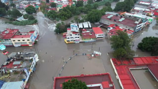 Murieron 16 pacientes por la inundación en el hospital de Tula, Hidalgo. (TWITTER)