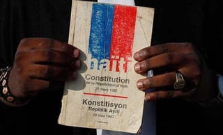 El borrador de la Constitución fue presentado el pasado febrero y fue elaborado por un comité de expertos nombrado por Moïse. (ARCHIVO) 