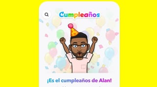 La nueva herramienta de Snapchat integra stickers y lens sharing de la app para desear un feliz cumpleaños a los contactos (ESPECIAL) 