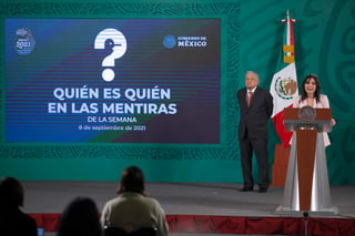 López Obrador y la encargada García Vilchis realizaron adquisición indebida de tiempos en medios. (EL UNIVERSAL)