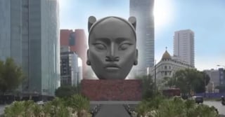 Tras meses resguardada, la estatua de Cristóbal Colón del Paseo de la Reforma de la Ciudad de México será finalmente sustituida por una escultura en homenaje a las mujeres indígenas en esta avenida neurálgica de la capital. (CORTESÍA)
