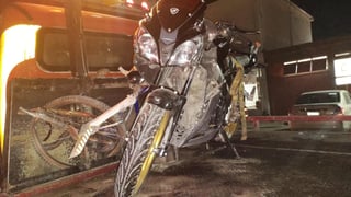 El joven motociclista fue detenido y puesto a disposición del Agente Investigador del Ministerio Público por el delito de lesiones. (EL SIGLO DE TORREÓN)