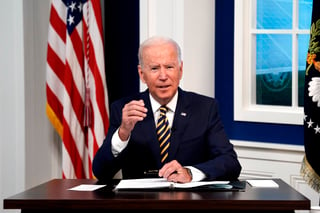 El presidente de Estados Unidos, Joe Biden, propuso este viernes reducir las emisiones globales de metano en un 30 % para 2030, una iniciativa que impulsa junto a la Unión Europea (UE) y que confía en que cobre fuerza durante la cumbre del clima de la ONU (COP26). (ARCHIVO)

