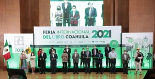 En una ceremonia realizada el mediodía de este viernes, la Feria Internacional del Libro Coahuila 2021 fue inaugurada de manera oficial en el Centro Cultural Universitario de Arteaga, durante su segundo día de actividades. (ARCHIVO) 
