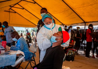 Atención Médica para migrantes de Haití. (EFE)