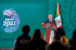 López Obrador rechazó que exista una negociación con el Partido Revolucionario Institucional (PRI) para la aprobación de la reforma, reiterando que en los próximos días serán explicados todos sus detalles. (ARCHIVO)