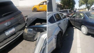 El exceso de velocidad con el conducía una mujer, provocó que perdiera el control del automóvil y chocara contra dos vehículos estacionados, a los cuales uno registró daños de consideración.
