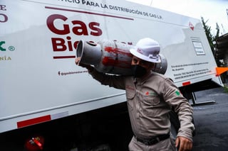 Con Gas Bienestar, una empresa pública creada recientemente, se busca alcanzar el 51 % del mercado de distribución de este carburante a la ciudadanía. (ARCHIVO)