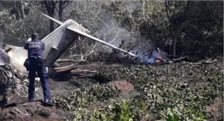 Una aeronave ligera se accidentó en la zona turística de Chachalacas, región costera de Veracruz y dejó un lesionado. (ESPECIAL) 