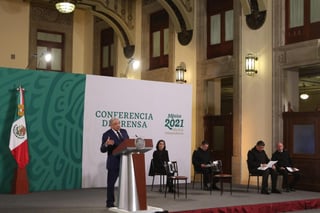 El presidente Andrés Manuel López Obrador anunció que antes de que termine su gobierno, Palacio Nacional se convertirá en un museo y solo una parte del recinto histórico construido en el siglo XVI se conservará para la atención de asuntos públicos. (ARCHIVO) 
