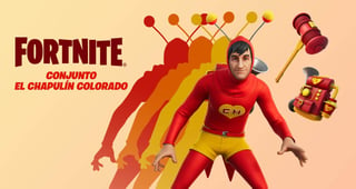 El personaje de Roberto Gómez Bolaños 'Chespirito', el Chapulín Colorado, se suma al famoso videojuego en línea Fortnite (ESPECIAL) 