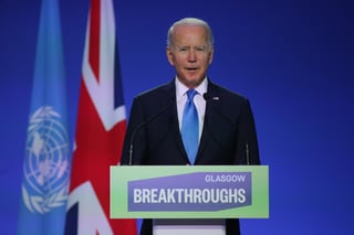 El presidente estadounidense, Joe Biden, criticó este martes a los dirigentes de China, Rusia y Arabia Saudí por no haber participado en la cumbre de líderes de la COP26 y consideró que la ausencia del presidente chino, Xi Jinping, 'es un gran error'. (EFE) 
