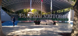 Se realizó una inversión federal y estatal de 12.95 millones de pesos en diversas obras de remodelación el Parque Victoria de Lerdo. (DIANA GONZÁLEZ)