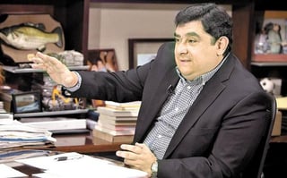 Iñaki Blanco, ex Procurador General del Estado de Guerrero, acudió esta mañana de lunes a la Fiscalía General de la República (FGR) a rendir testimonio sobre el caso Iguala. (ESPECIAL) 

