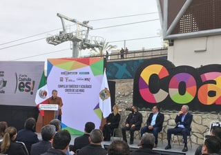 Quedó inaugurado el Parque Ecológico del Cristo de las Noas, proyecto religioso, turístico y recreativo en el que se invirtieron unos 56 millones de pesos de parte del Gobierno de Coahuila. (FERNANDO COMPEÁN)