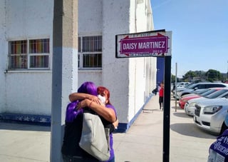 Cristela Soto es madre de Daisy Martínez, víctima de feminicidio y ayer renombró una vialidad. (ANGÉLICA SANDOVAL)