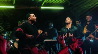 El salsero puertorriqueño Jerry Rivera anunció este jueves el lanzamiento de la canción y video del tema 'Tú no bailas más que yo' junto a su compatriota y artista de música urbana Don Omar.  (ESPECIAL)   
