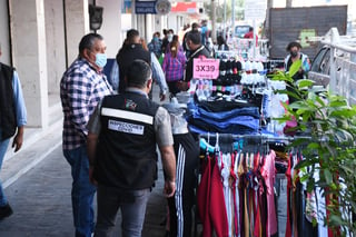 El recorrido de inspección inició en la avenida Hidalgo, de la calle Rodríguez hasta la Melchor Múzquiz. (FERNANDO COMPEÁN)