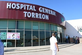 En la semana el Hospital General de Torreón ha llegado a tener hasta 22 pacientes por COVID-19. (ARCHIVO)