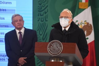 El presidente Andrés Manuel López Obrador aseguró que no tiene ninguna información sobre la presunta renuncia del Fiscal General Alejandro Gertz Manero y manifestó que no desea que renuncie porque 'le tengo confianza' y lo califico como un 'buen fiscal'. (ARCHIVO) 
