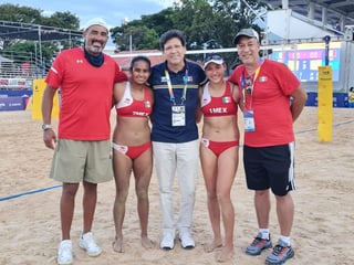 El equipo femenil de México conquistó la medalla de bronce al imponerse a Perú, al concluir la actividad del voleibol de playa, en los Juegos Panamericanos Junior.
