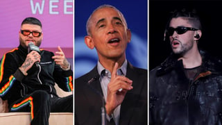 'Pepa y agua pa' la seca / To' el mundo en pastilla' en la discoteca' es el coro de la canción 'Pepas', del reggaetonero Farruko, tema que forma parte de las canciones preferidas del expresidente Barack Obama en este 2021. (ARCHIVO) 
