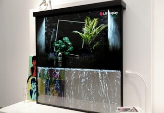 El nuevo concepto de LG Display, está pensado para que la pantalla se coloque en la sala de estar gracias a su diseño y tecnología (ESPECIAL) 