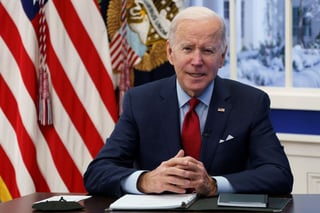 El presidente de EUA, Joe Biden, dará este jueves un discurso sobre el asalto al Capitolio del año pasado en el que achacará a su predecesor, Donald Trump, la 'responsabilidad única por el caos y la carnicería' que se produjo ese día. (ARCHIVO) 