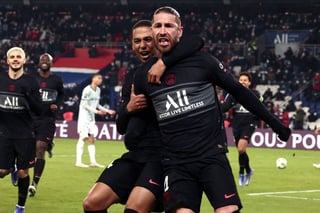 Ramos marcó en la victoria del PSG. (EFE)