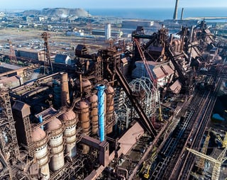 La planta metalúrgica era una de las más grandes de Europa. (ESPECIAL)